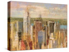 Cityscape II-Michael Longo-Stretched Canvas