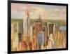 Cityscape II-Michael Longo-Framed Art Print