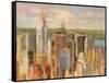 Cityscape II-Michael Longo-Framed Stretched Canvas