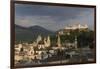 Cityscape Including Schloss Hohensalzburg, Salzburg, Austria-Charles Bowman-Framed Photographic Print