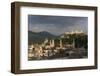 Cityscape Including Schloss Hohensalzburg, Salzburg, Austria-Charles Bowman-Framed Photographic Print