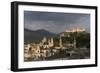 Cityscape Including Schloss Hohensalzburg, Salzburg, Austria-Charles Bowman-Framed Photographic Print