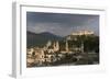 Cityscape Including Schloss Hohensalzburg, Salzburg, Austria-Charles Bowman-Framed Photographic Print