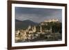 Cityscape Including Schloss Hohensalzburg, Salzburg, Austria-Charles Bowman-Framed Photographic Print