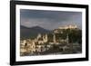 Cityscape Including Schloss Hohensalzburg, Salzburg, Austria-Charles Bowman-Framed Photographic Print