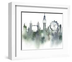 Cityscape London-Kristine Hegre-Framed Giclee Print