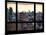 Cityscape Lower Manhattan at Sunset - New York, USA-Philippe Hugonnard-Mounted Photographic Print