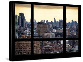 Cityscape Lower Manhattan at Sunset - New York, USA-Philippe Hugonnard-Stretched Canvas