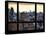 Cityscape Lower Manhattan at Sunset - New York, USA-Philippe Hugonnard-Stretched Canvas