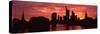 Cityscape, Main River, Frankfurt, Germany-null-Stretched Canvas