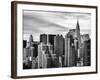 Cityscape Manhattan and the Chrysler Building-Philippe Hugonnard-Framed Photographic Print