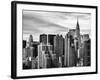 Cityscape Manhattan and the Chrysler Building-Philippe Hugonnard-Framed Photographic Print