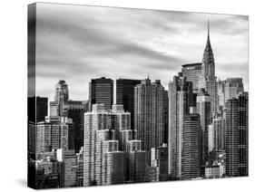 Cityscape Manhattan and the Chrysler Building-Philippe Hugonnard-Stretched Canvas