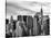 Cityscape Manhattan and the Chrysler Building-Philippe Hugonnard-Stretched Canvas