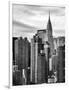 Cityscape Manhattan and the Chrysler Building-Philippe Hugonnard-Framed Photographic Print