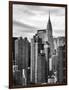 Cityscape Manhattan and the Chrysler Building-Philippe Hugonnard-Framed Photographic Print