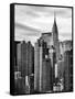 Cityscape Manhattan and the Chrysler Building-Philippe Hugonnard-Framed Stretched Canvas