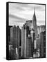 Cityscape Manhattan and the Chrysler Building-Philippe Hugonnard-Framed Stretched Canvas