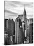 Cityscape Manhattan and the Chrysler Building-Philippe Hugonnard-Stretched Canvas