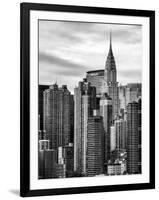 Cityscape Manhattan and the Chrysler Building-Philippe Hugonnard-Framed Photographic Print