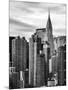 Cityscape Manhattan and the Chrysler Building-Philippe Hugonnard-Mounted Photographic Print