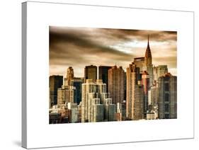 Cityscape Manhattan and the Chrysler Building-Philippe Hugonnard-Stretched Canvas