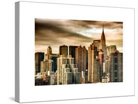 Cityscape Manhattan and the Chrysler Building-Philippe Hugonnard-Stretched Canvas