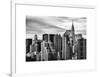 Cityscape Manhattan and the Chrysler Building-Philippe Hugonnard-Framed Art Print