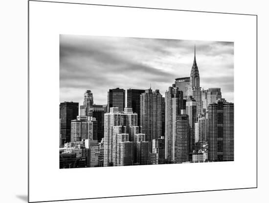 Cityscape Manhattan and the Chrysler Building-Philippe Hugonnard-Mounted Art Print