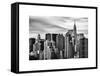 Cityscape Manhattan and the Chrysler Building-Philippe Hugonnard-Framed Stretched Canvas