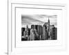 Cityscape Manhattan and the Chrysler Building-Philippe Hugonnard-Framed Art Print