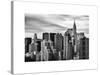 Cityscape Manhattan and the Chrysler Building-Philippe Hugonnard-Stretched Canvas