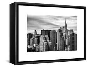 Cityscape Manhattan and the Chrysler Building-Philippe Hugonnard-Framed Stretched Canvas