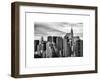 Cityscape Manhattan and the Chrysler Building-Philippe Hugonnard-Framed Art Print