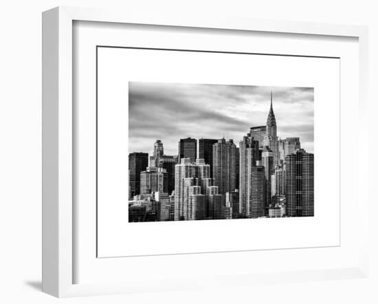 Cityscape Manhattan and the Chrysler Building-Philippe Hugonnard-Framed Art Print