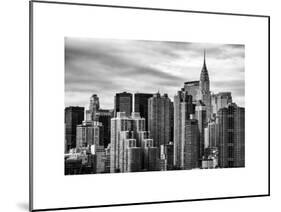 Cityscape Manhattan and the Chrysler Building-Philippe Hugonnard-Mounted Art Print