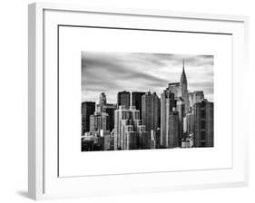 Cityscape Manhattan and the Chrysler Building-Philippe Hugonnard-Framed Art Print