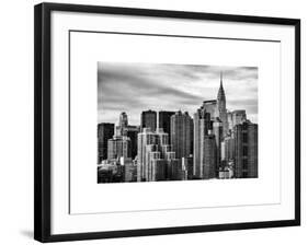 Cityscape Manhattan and the Chrysler Building-Philippe Hugonnard-Framed Art Print