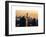 Cityscape Manhattan at Sunset in Winter-Philippe Hugonnard-Framed Art Print