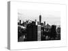 Cityscape Manhattan at Sunset in Winter-Philippe Hugonnard-Stretched Canvas