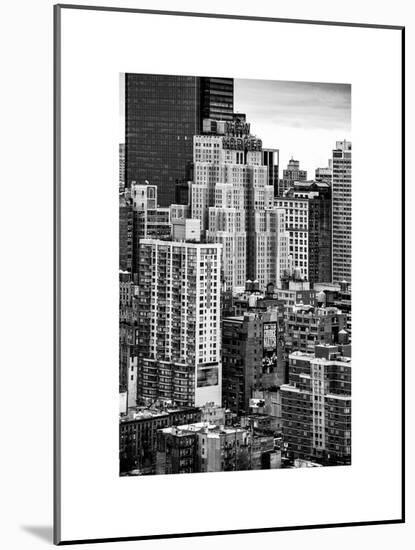 Cityscape Manhattan Buildings-Philippe Hugonnard-Mounted Art Print