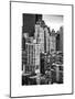 Cityscape Manhattan Buildings-Philippe Hugonnard-Mounted Art Print