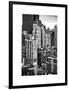 Cityscape Manhattan Buildings-Philippe Hugonnard-Framed Art Print