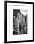 Cityscape Manhattan Buildings-Philippe Hugonnard-Framed Art Print