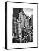 Cityscape Manhattan Buildings-Philippe Hugonnard-Framed Stretched Canvas