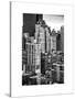 Cityscape Manhattan Buildings-Philippe Hugonnard-Stretched Canvas