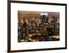 Cityscape Manhattan by Night-Philippe Hugonnard-Framed Art Print