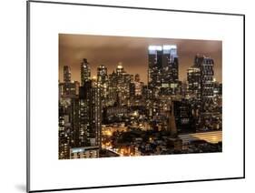 Cityscape Manhattan by Night-Philippe Hugonnard-Mounted Art Print