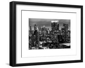 Cityscape Manhattan by Night-Philippe Hugonnard-Framed Art Print