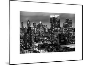 Cityscape Manhattan by Night-Philippe Hugonnard-Mounted Art Print